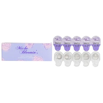 Quarter Veil 1 Day Color Contact Lenses (106 Shell Moon) - - 5.00