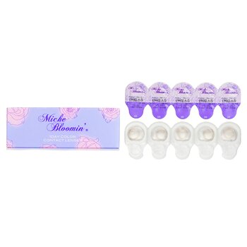 Quarter Veil 1 Day Color Contact Lenses (107 Clear Grege) - - 5.00