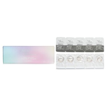 Iris Glow 1 Day Color Contact Lenses (506 Opal Gray) - - 4.00