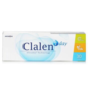 Clalen 1 Day Ultra-Soo Clear Contact Lenses - - 2.50