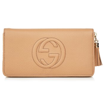 GG Long Zippy Wallet 598187 - Light camel