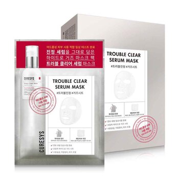 CURESYS TROUBLE CLEAR SERUM MASK (10pcs)