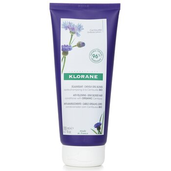 Klorane Conditioner With Organic Centaury (Anti Yellowing Gray Blonde Hair)