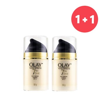 【1+1 Set】Total Effects 7 in 1 Normal Day Cream SPF 15