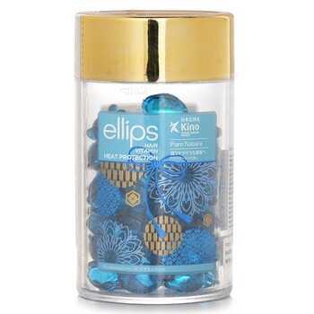 Ellips Hair Vitamin Heat Protection Oil - Pure Natura (Blue)